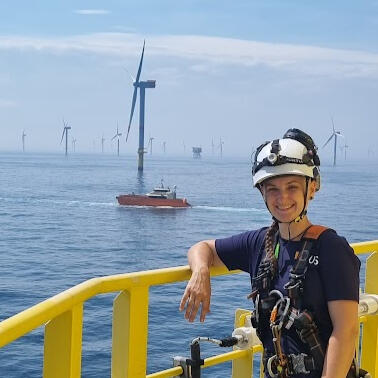 Selbstständige Windkrafttechnikerin Freelancer Windkraft